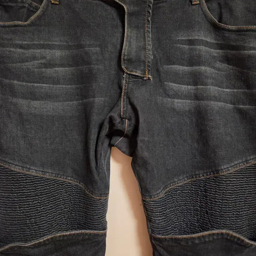 [SOLD OUT] KUSAI JICHE 블랙 워싱 바이커진