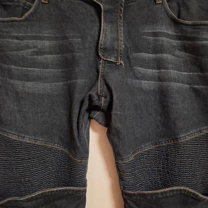 [SOLD OUT] KUSAI JICHE 블랙 워싱 바이커진
