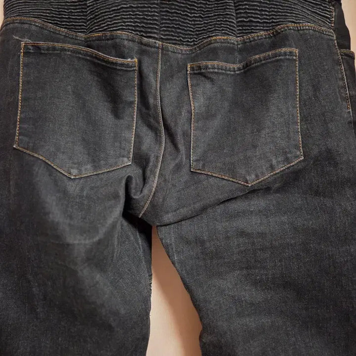 [SOLD OUT] KUSAI JICHE 블랙 워싱 바이커진