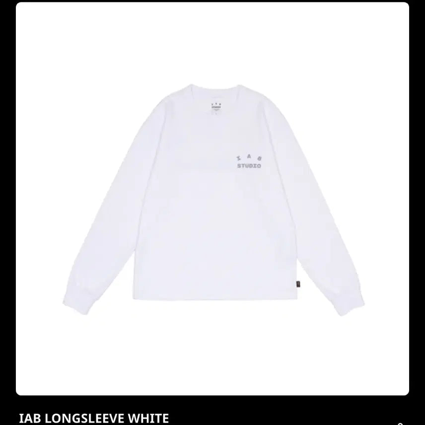 [BUNJANG] IAPP 26SS Long Sleeve White / (XL) 26SS 아이앱 롱슬리브 화이트