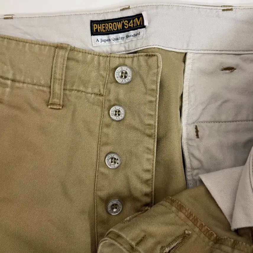 [SOLD OUT] 페로우즈 치노 팬츠 아미 트라우저 M41 34사이즈