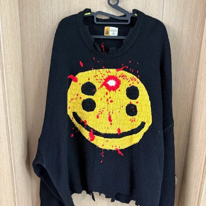 [BUNJANG] Saint Michael CPFM Smile Knit XL / (XL)세인트미카엘 CPFM 스마일니트 팝니다
