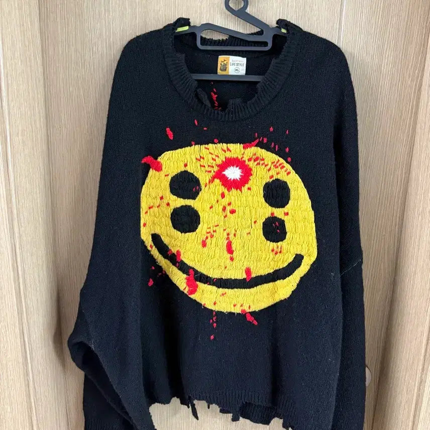 [BUNJANG] Saint Michael CPFM Smile Knit XL / (XL)세인트미카엘 CPFM 스마일니트 팝니다