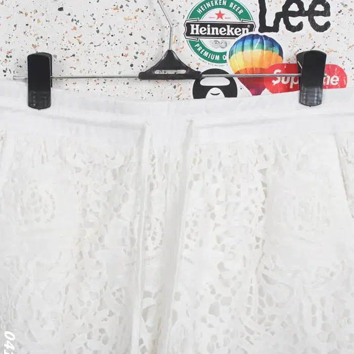 [BUNJANG] Simple All Lace Drawstring Shorts (Women&