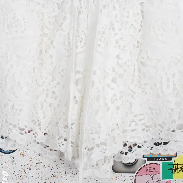 [BUNJANG] Simple All Lace Drawstring Shorts (Women&
