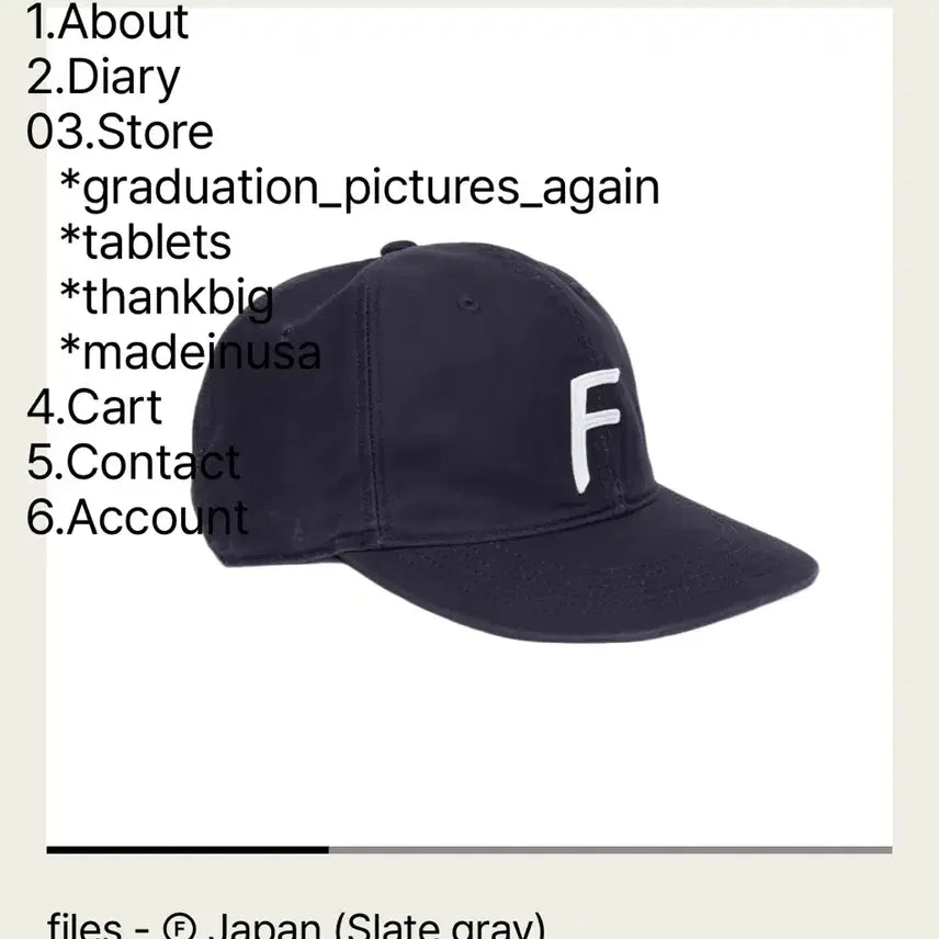 [SOLD OUT] tefstores 테프스토어 / Slate gray / M 사이즈
