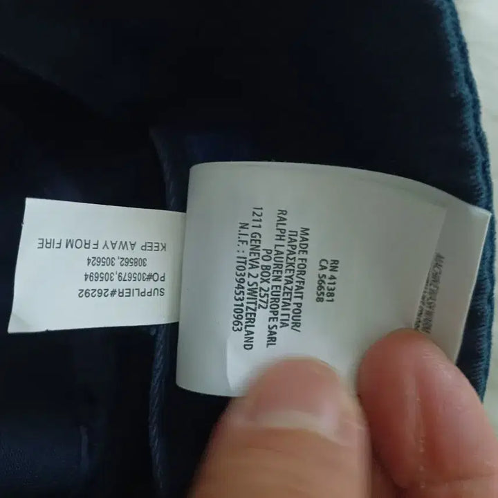 [BUNJANG] Polo Ralph Lauren Navy Bucket Hat / 폴로 랄프로렌 네이비 버킷햇,모자
