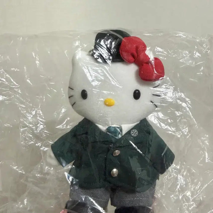 [BUNJANG] Classic Stationmaster Kitty Self-Standing Doll / 고전키티 역무원 키티 자립인형