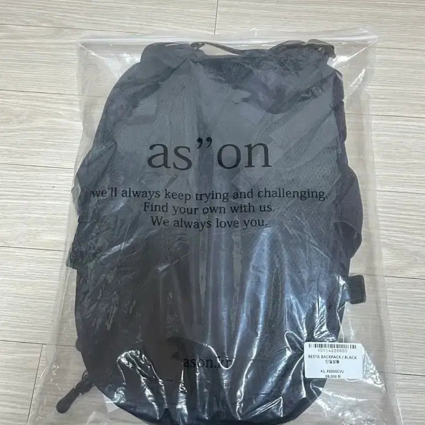 [BUNJANG] AS ON BE Bestie Backpack Bag / 애즈온 신상 새제품)) 베스티 백팩 가방 as on BE