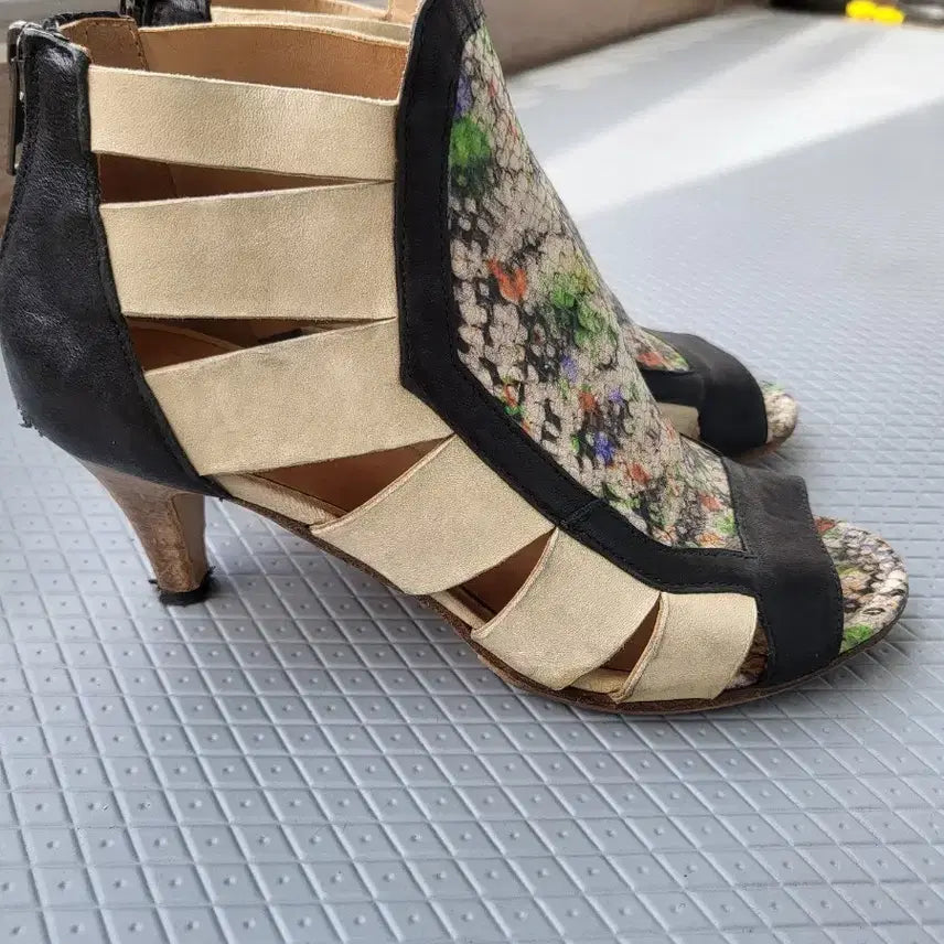 [BUNJANG] La Bottega di Lisa Open Toe Heels / La Bottega di Lisa 오픈토 힐