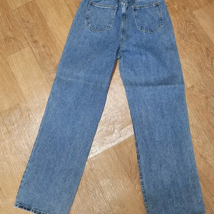 [BUNJANG] S Denim Banding Wide Pants / s 청바지 여성 데님 밴딩 와이드 팬츠 미착용