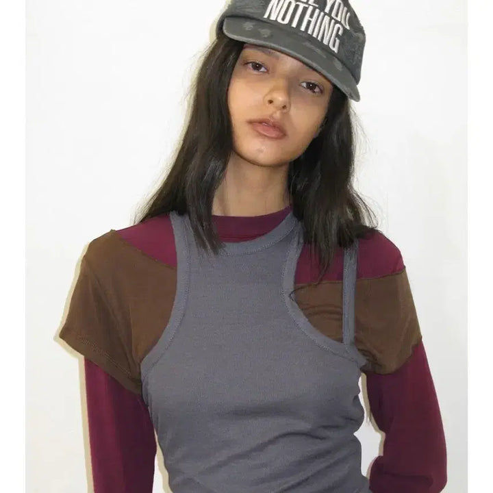 [BUNJANG] Partimento Woman Lettering Distressed Washed Ball Cap / 파르티멘토우먼) 레터링 데미지 워싱 볼캡