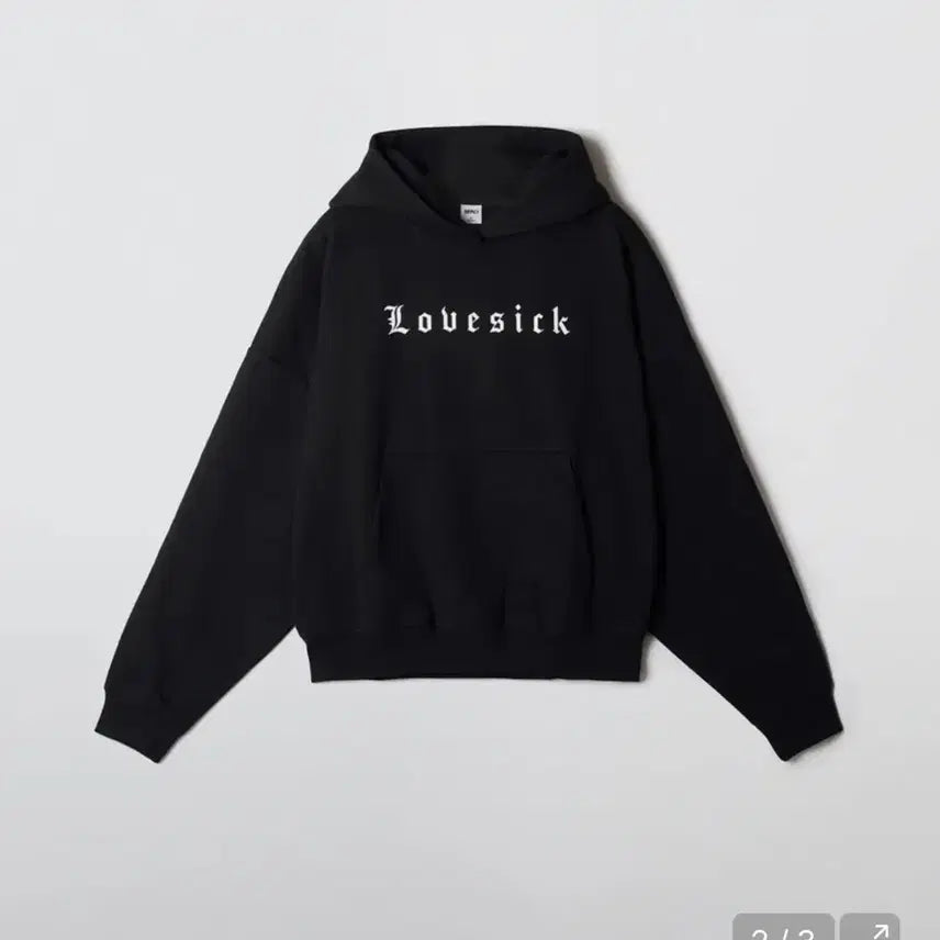 [SOLD OUT] 키드밀리 lovesick 럽식 후드티