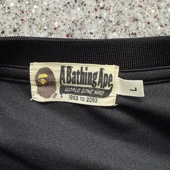 [BUNJANG] BAPE Shark Performance Long Sleeve T-Shirt / (L)베이프 샤크 블랙 기능성 긴팔티 팝니다