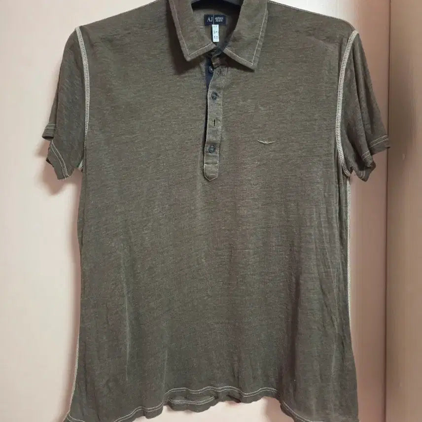 [BUNJANG] Armani Exchange Brown Short-Sleeve Polo T-Shirt XL / AJ 아르마니 익스체인지 브라운 반팔 폴로티