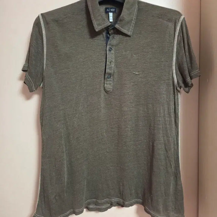 [BUNJANG] Armani Exchange Brown Short-Sleeve Polo T-Shirt XL / AJ 아르마니 익스체인지 브라운 반팔 폴로티