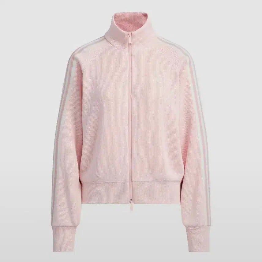 [BUNJANG] Adidas Knit Balloon Track Top Jersey Sand Pink (S Size) / 아디다스 니트 벌룬 트랙탑 져지 샌드핑크 S사이즈