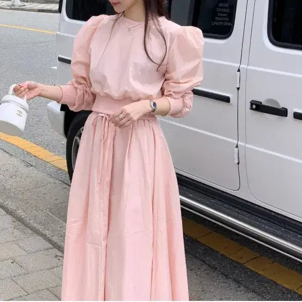 [SOLD OUT] [오늘만]바이씨니 바스락맨투맨세트