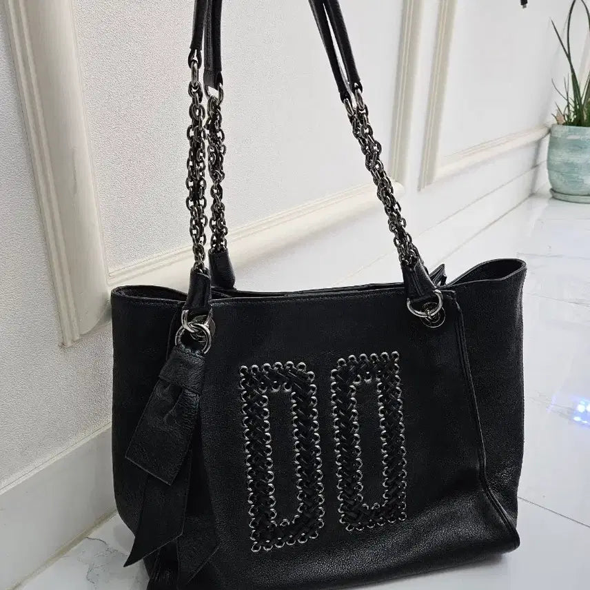 [BUNJANG] Daks Leather Shoulder Bag Black / 닥스 숄더백