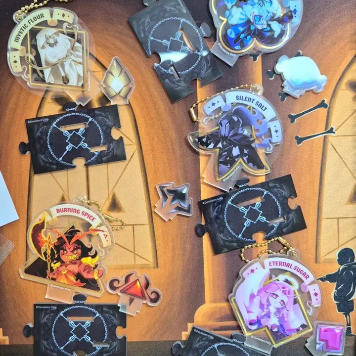 [BUNJANG] Cookie Run Kingdom Beast Cookie Acrylic Shadow Milk Cookie Bundle Set / 일괄+공굿덤) 쿠키런 킹덤 쿠킹덤 비스트 쿠키들 아크릴 쉐도우밀크 쿠키