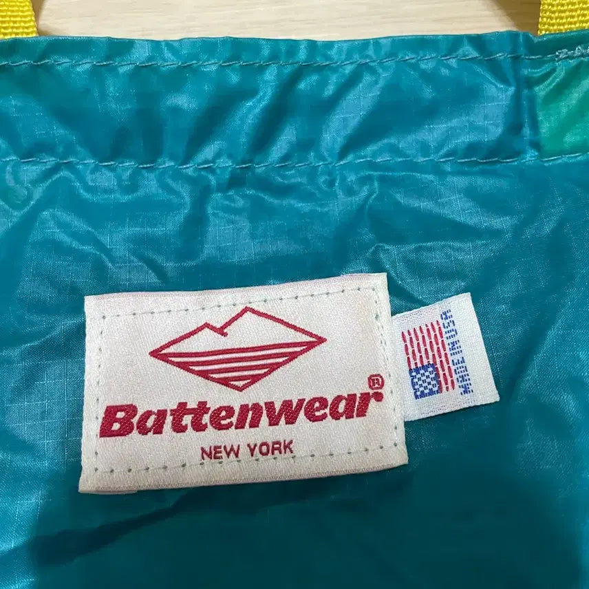 [BUNJANG] Battenwear New York Tote Bag Green/Yellow / Battenwear 뉴욕 토트백 그린/옐로우