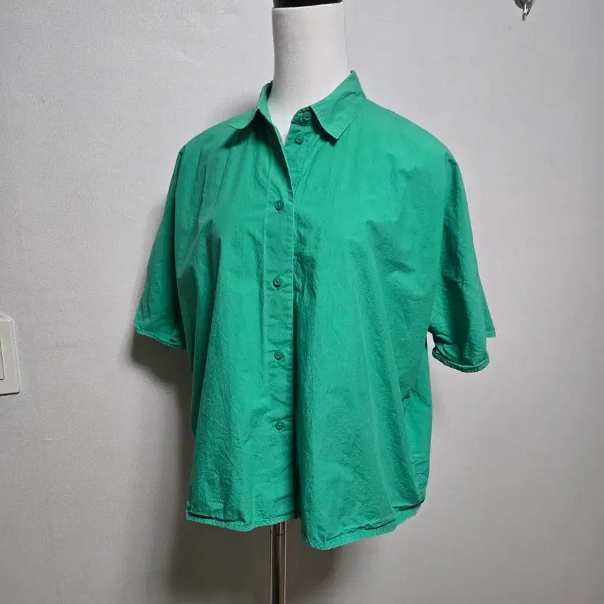 [BUNJANG] COS Cotton Short Sleeve Shirt / 코스 코튼 반팔셔츠/ 여성 셔츠/ 여성 블라우스
