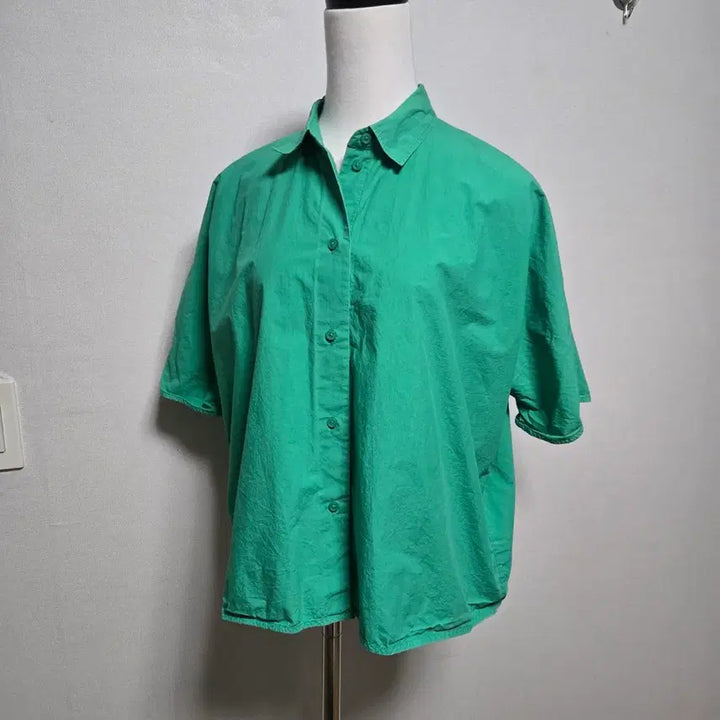 [BUNJANG] COS Cotton Short Sleeve Shirt / 코스 코튼 반팔셔츠/ 여성 셔츠/ 여성 블라우스