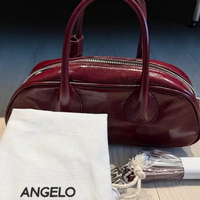 [BUNJANG] Angelo Bianco Amang Bag Burgundy / 안젤로비안코 아망백