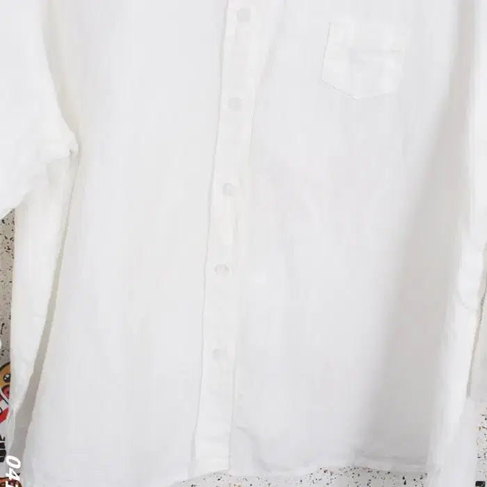 [BUNJANG] MILL Simple Oversized White Shirt WT / 여성F / MILL 심플 오버핏 화이트셔츠WT 34-99