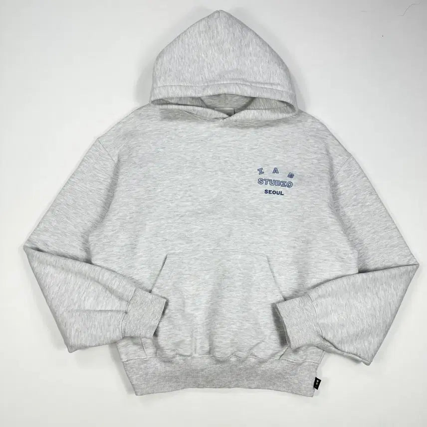 [SOLD OUT] (M) 아이앱스튜디오 서울 백로고 베이직 후드티 오트밀