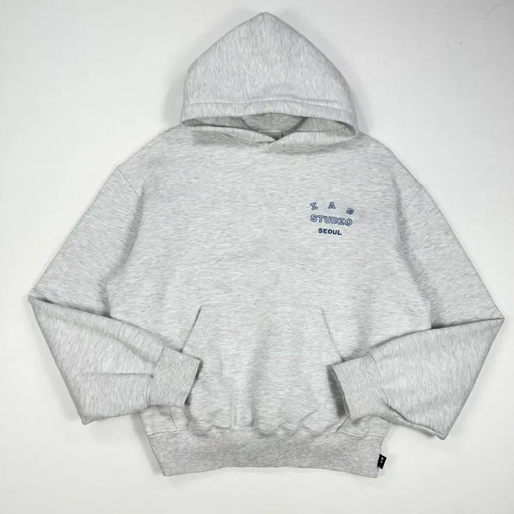 [SOLD OUT] (M) 아이앱스튜디오 서울 백로고 베이직 후드티 오트밀