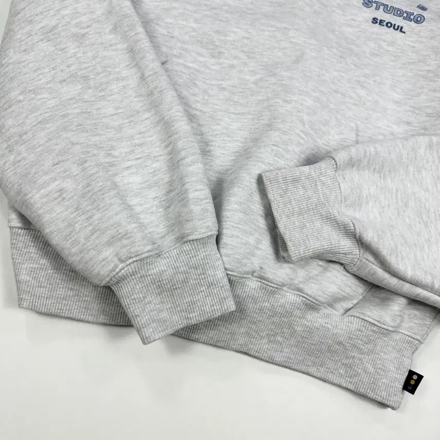 [SOLD OUT] (M) 아이앱스튜디오 서울 백로고 베이직 후드티 오트밀