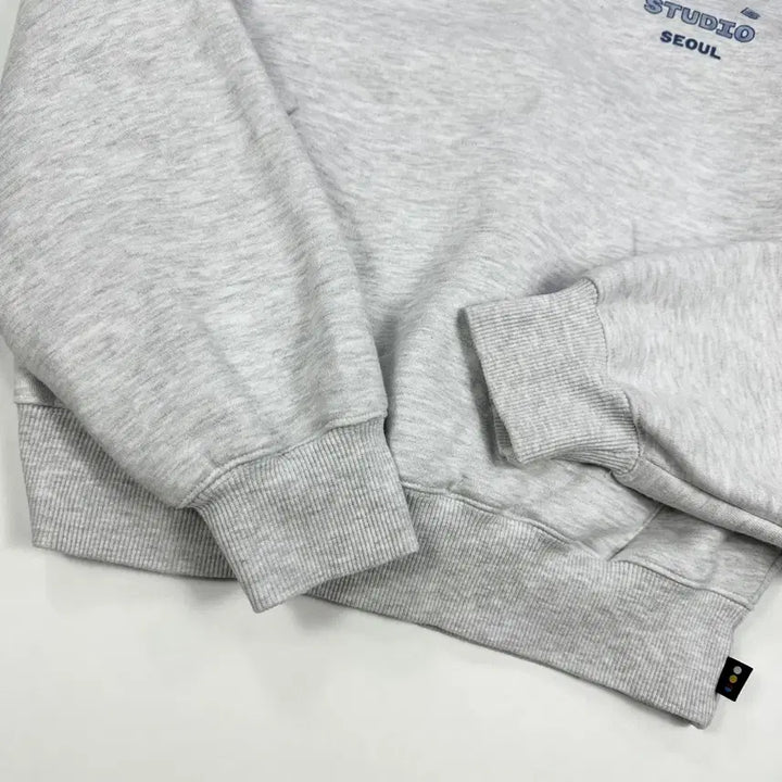 [SOLD OUT] (M) 아이앱스튜디오 서울 백로고 베이직 후드티 오트밀