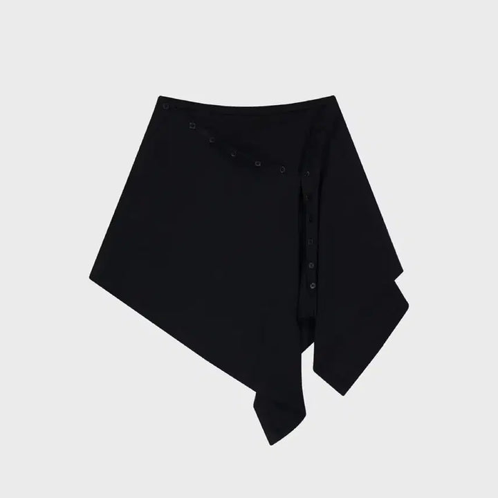 [BUNJANG] Forteena Layered Button Wrap Skirt / 포르테나 LAYERED BUTTON WRAP SKIRT