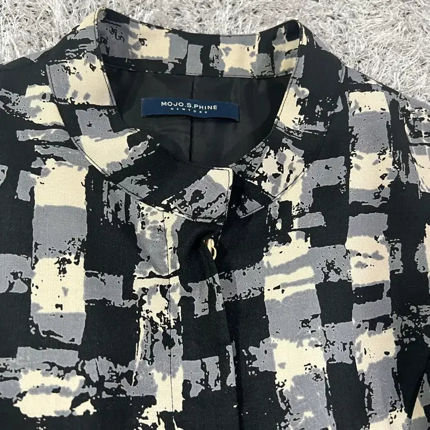 [SOLD OUT] 정품 모조에스핀(MOJO.S.PHINE)  앞지퍼 포켓 플레어 원피스