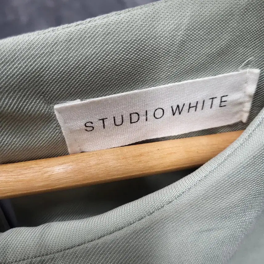 [BUNJANG] Studio White Long Ribbon Dress / 스튜디오화이트 허리 리본 롱 원피스