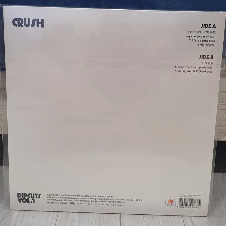 [BUNJANG] Crush Deep Cut Concert Limited Edition LP Sealed / 크러쉬 딥컷 콘서트 한정판 LP 미개봉