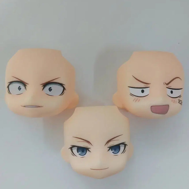 [BUNJANG] Bungo Stray Dogs Chuuya Nendoroid Face Parts Set (3 Types) / 문스독 츄야 넨도로이드 얼굴 파츠 3종 세트