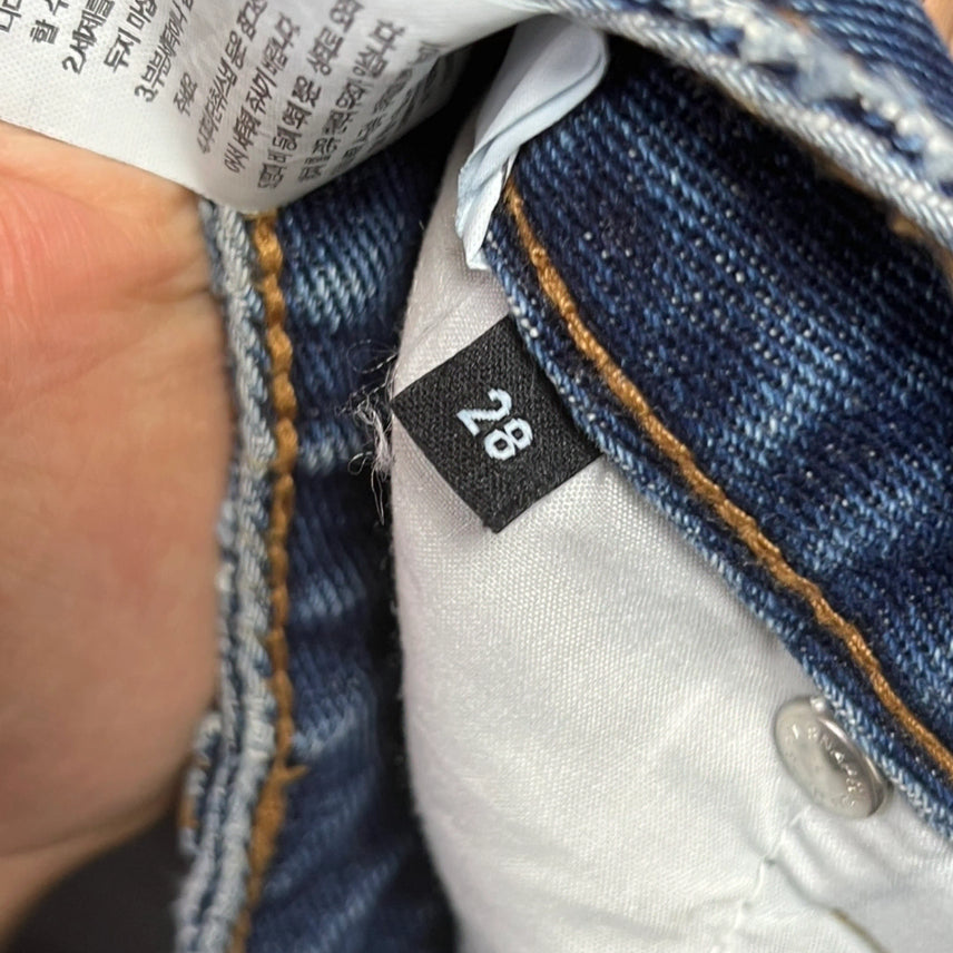 [BUNJANG] Regular Fit Denim Pants Medium Indigo 28 / 레귤러 핏 데님팬츠 미디엄인디고 28