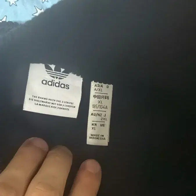 [BUNJANG] Adidas Adicolor Denim Firebird Track Top / 아디다스 아디컬러 데님 파이어버드 트랙탑 블랙