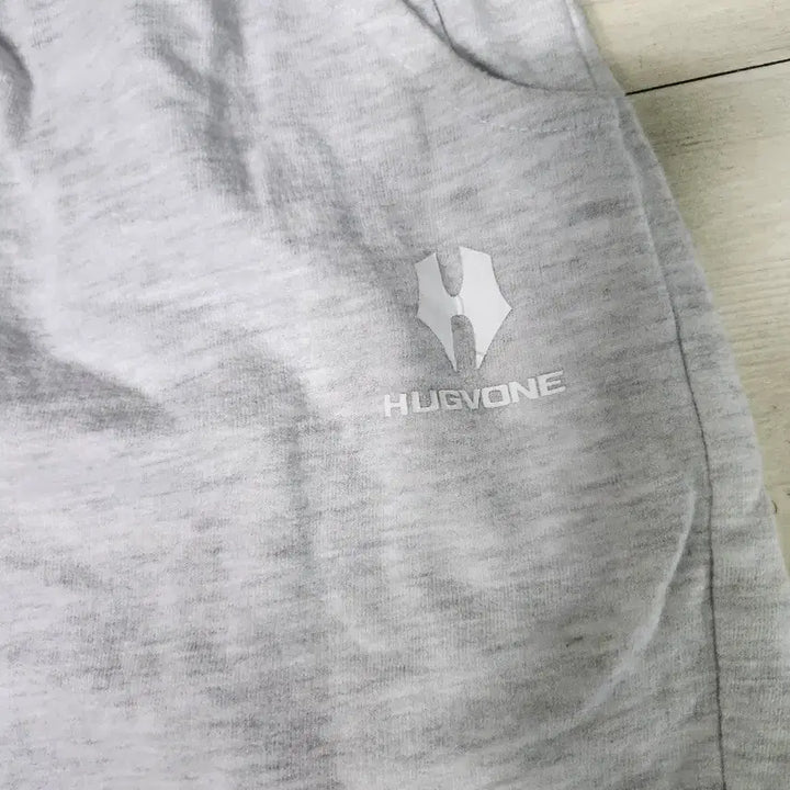 [BUNJANG] HUGVONE Grey Training Shorts / HUGVONE 회색 반바지 트레이닝복