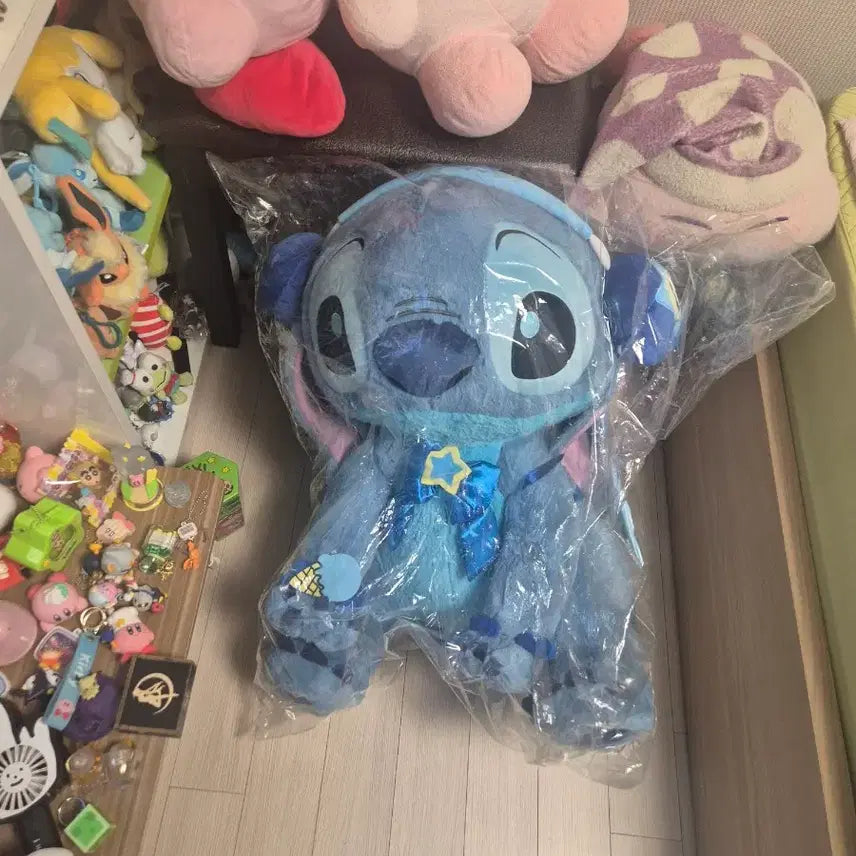 [BUNJANG] Disney Stitch Plushie / 해피쿠지 디즈니 스티치 인형 라스트원