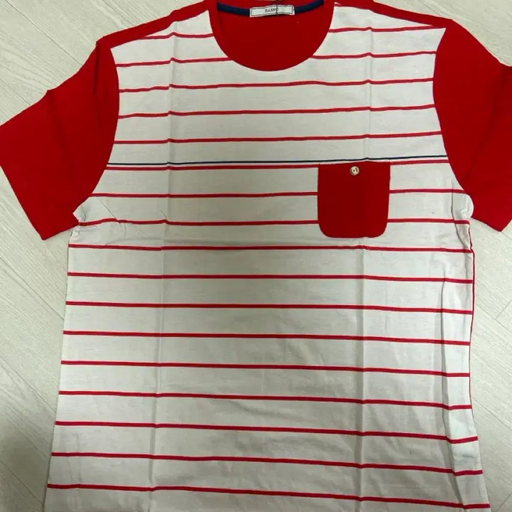 [BUNJANG] BASSO Striped Pocket T-shirt / BASSO 티셔츠 팔아요