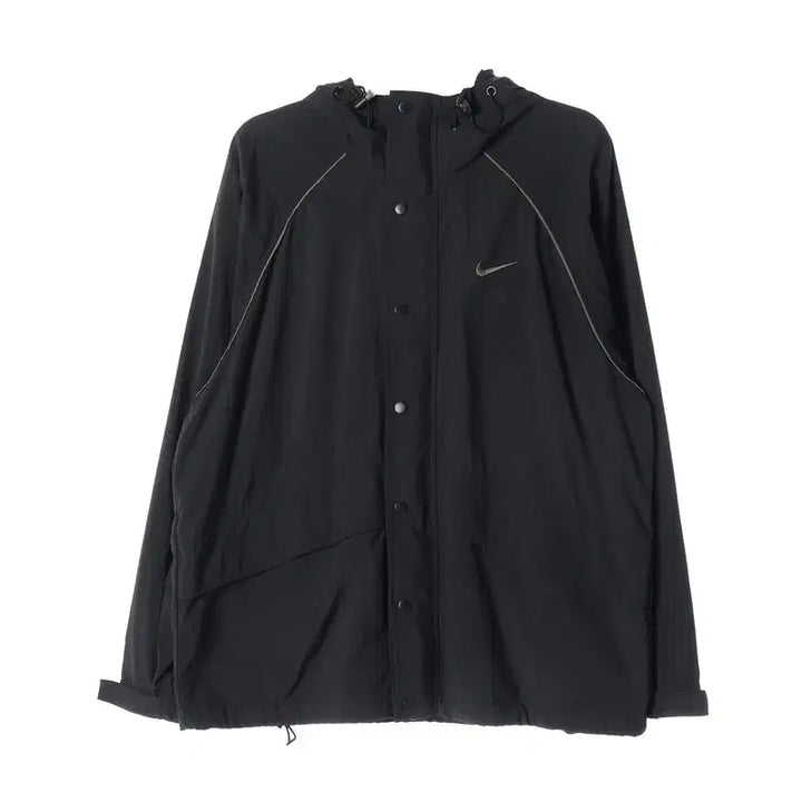 [BUNJANG] Nike Black Raglan Hooded Windbreaker Jacket XL / 나이키 블랙 래글런 후드 바람막이 자켓 XL