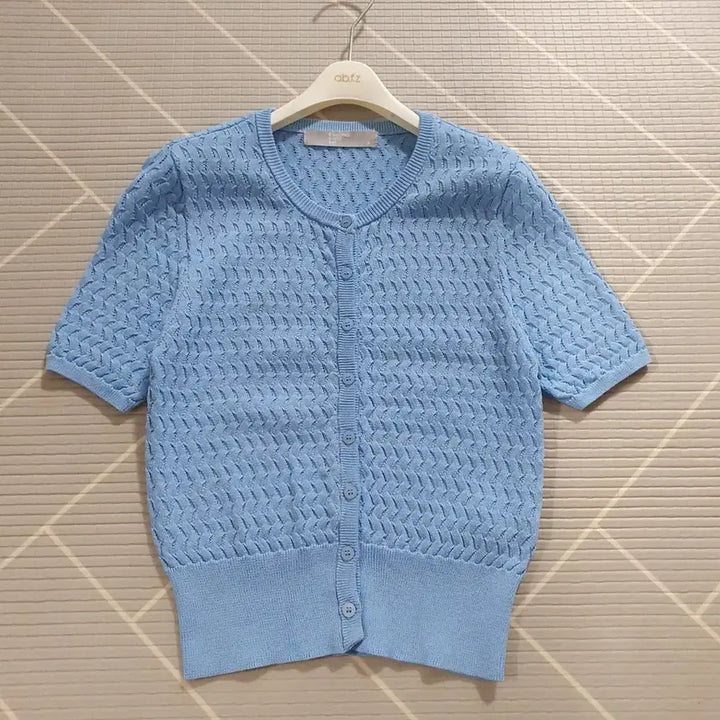 [BUNJANG] 8seconds Short Sleeve Knit Cardigan / S 8seconds 에잇세컨즈 반팔 니트 가디건.반팔 니트티셔츠.카디건