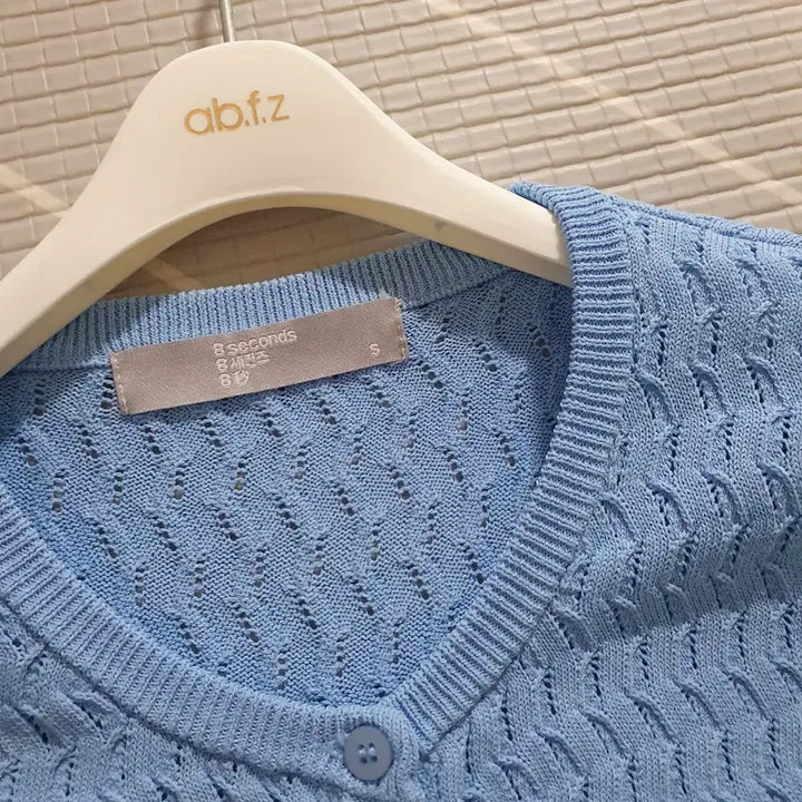 [BUNJANG] 8seconds Short Sleeve Knit Cardigan / S 8seconds 에잇세컨즈 반팔 니트 가디건.반팔 니트티셔츠.카디건