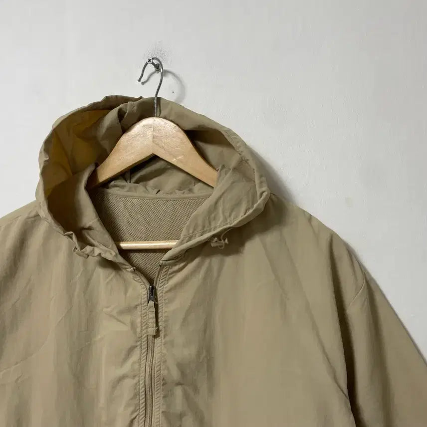 [BUNJANG] Feltics Nylon Loose Fit Short Sleeve Hoodie Anorak / 66 Feltics 펠틱스 나일론 루즈핏 반팔 후드 아노락 정품