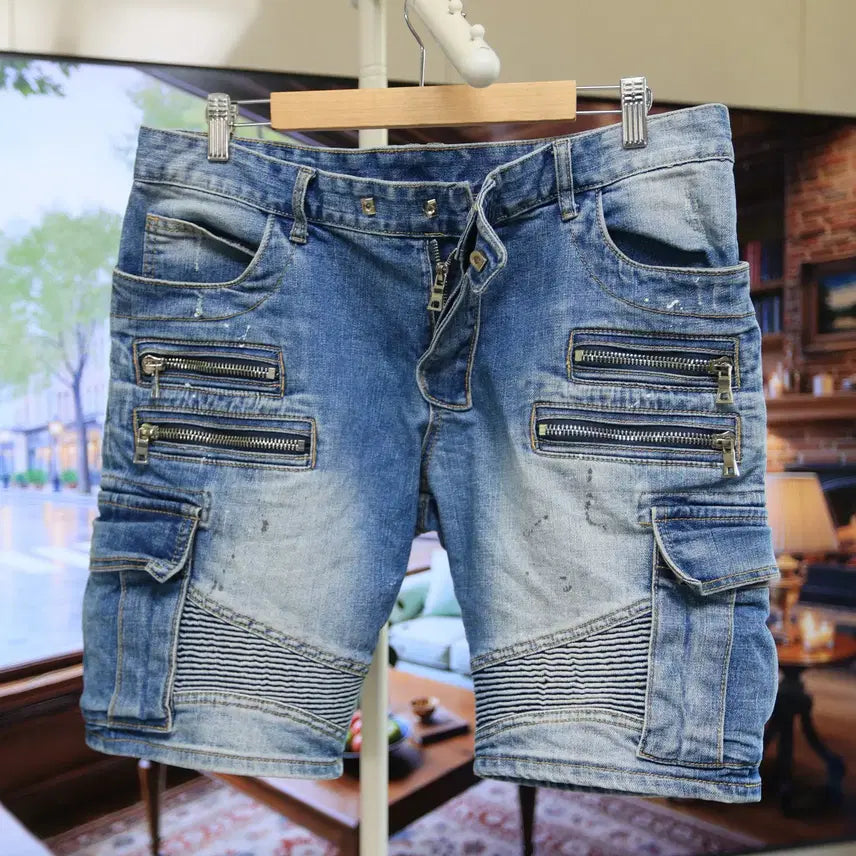[BUNJANG] Balmain Denim Shorts / 디테일 미쳤다유 지퍼만 봐도 답 나오는 발망
