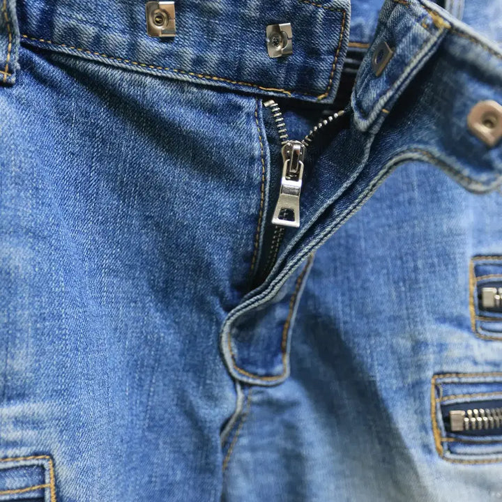 [BUNJANG] Balmain Denim Shorts / 디테일 미쳤다유 지퍼만 봐도 답 나오는 발망