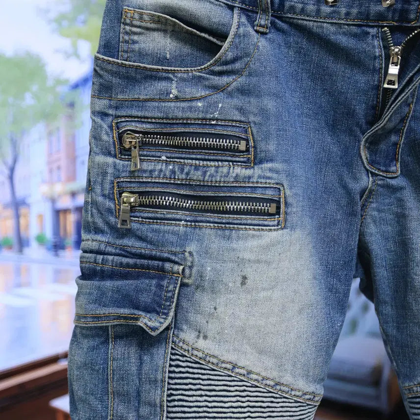 [BUNJANG] Balmain Denim Shorts / 디테일 미쳤다유 지퍼만 봐도 답 나오는 발망
